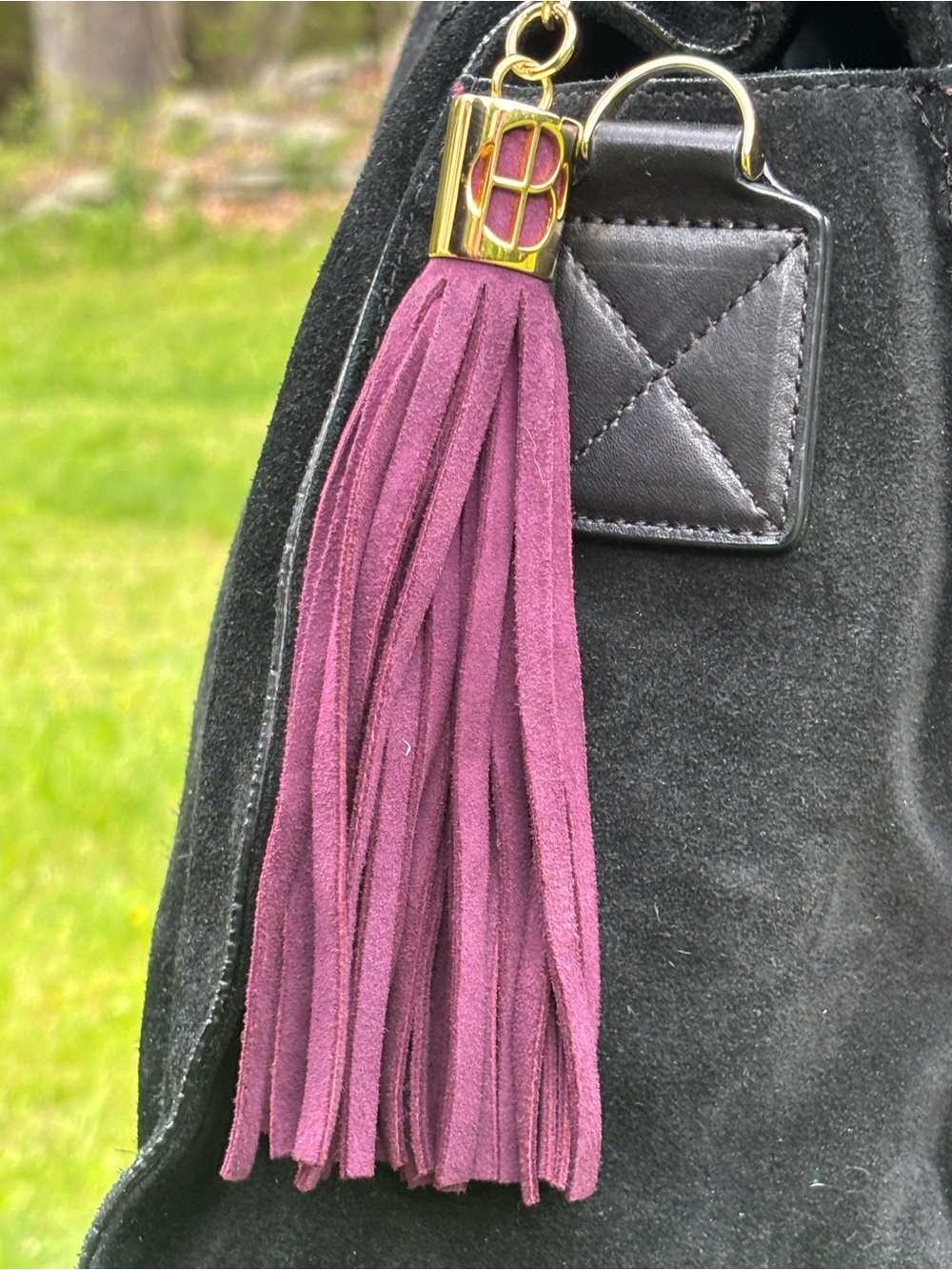 Henri Bendel Suede Leather Shoulder Bag - Picture 5 of 17